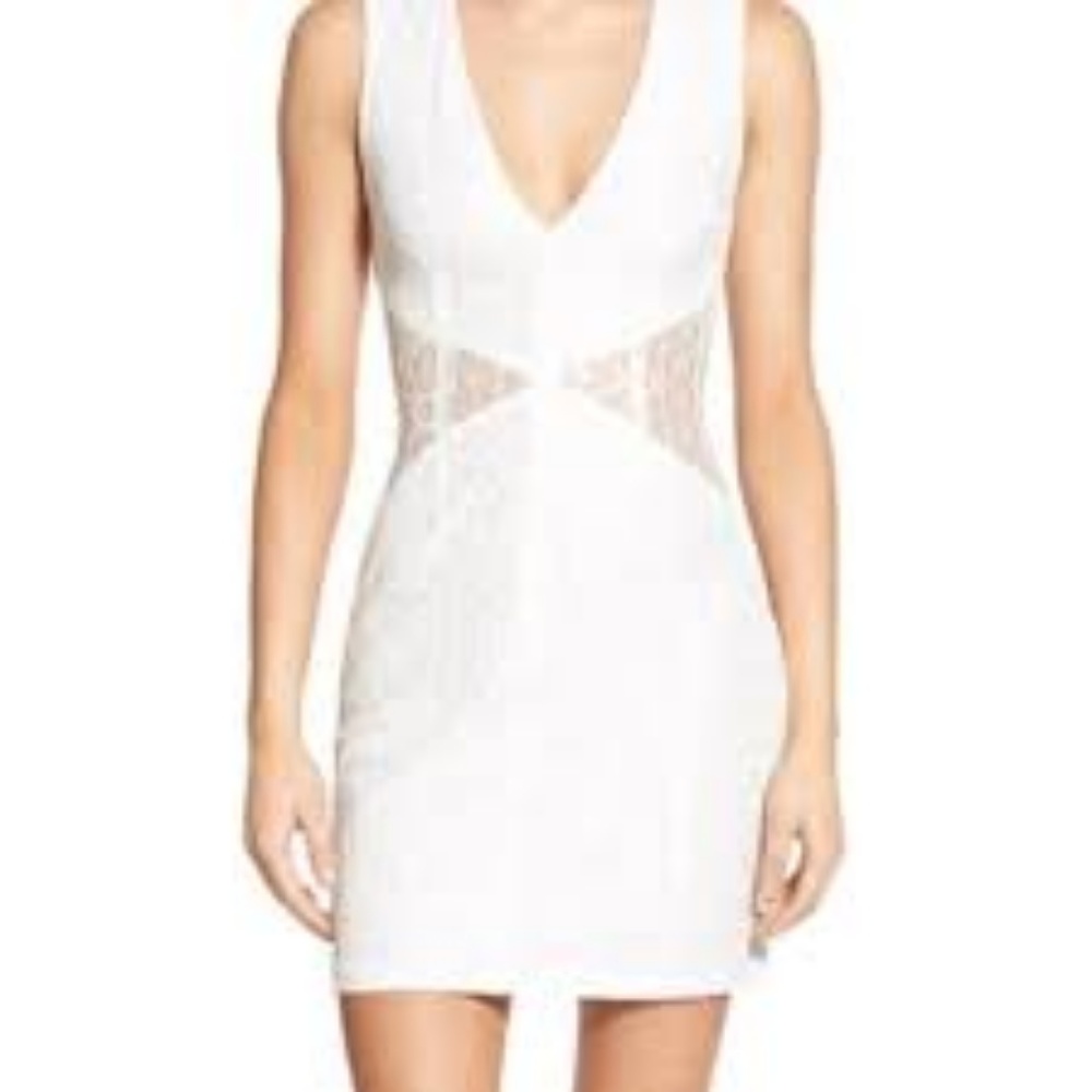 White Lace Missguided Dress